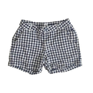 Gap Girls Navy Check Shorts size: 8 Years